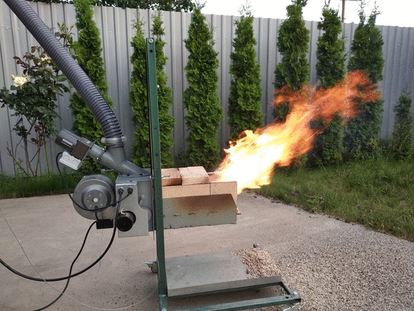 Пеллетная горелка OXI 52 кВт для сжигания топливных гранул